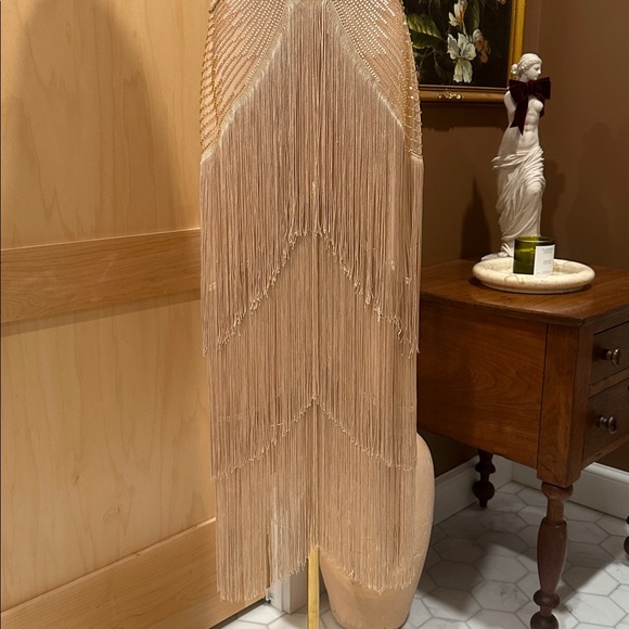 Babeyond Graceful Gradient Bead Fringe Evening Gown size 6 - Picture 4 of 12